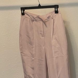 Express pale pink wide leg trouser